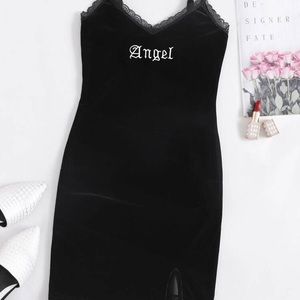 Velvet angel dress